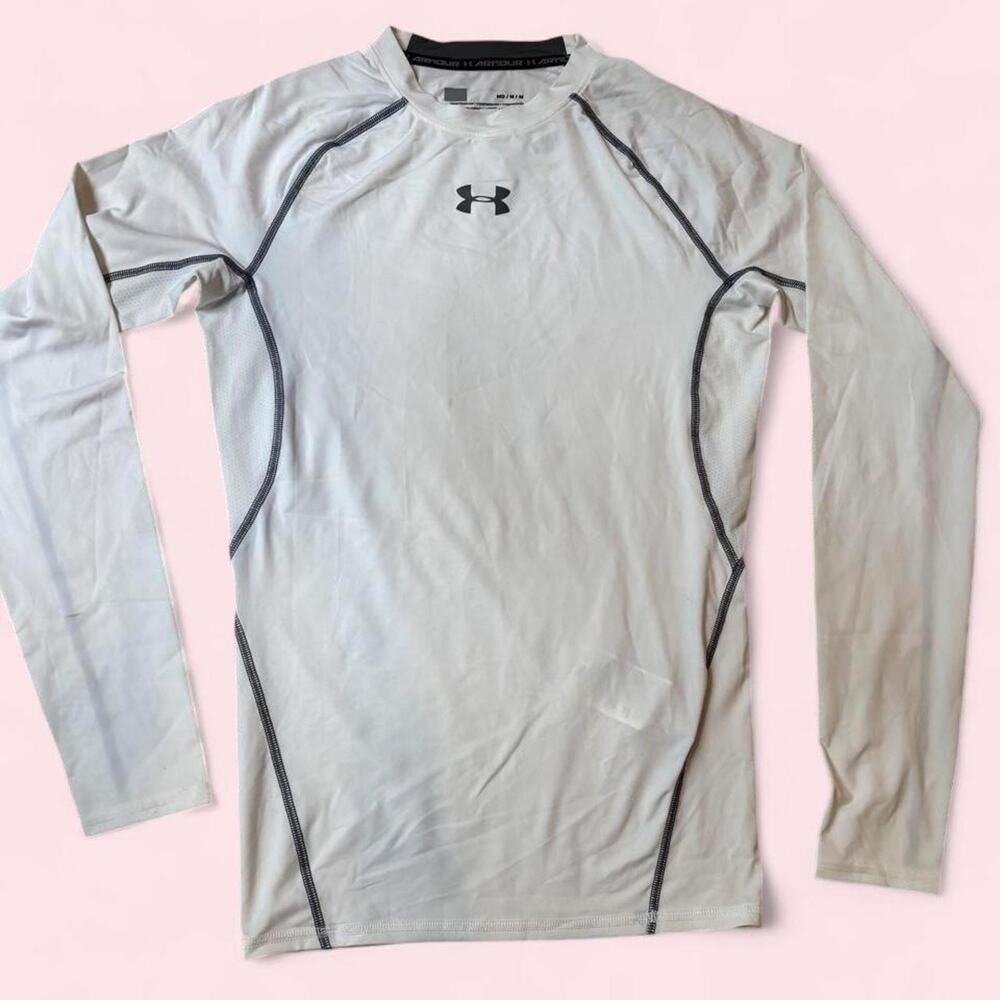 Under armour white long sleeve